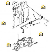 Трубопровод топливного фильтра