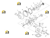 Турбокомпрессор в разборе
