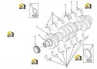 Вал коленчатый и вкладыши