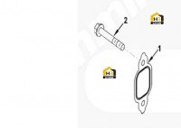 Крепление выпускного коллектора