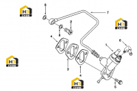 Крепление насоса