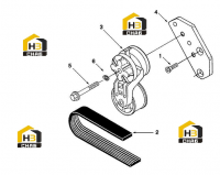 Ремень и натяжитель