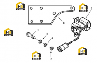 Реле и кронштейн