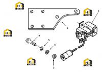 Реле и кронштейн