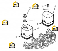 Крышка головки блока
