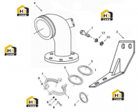 Патрубок выпускной