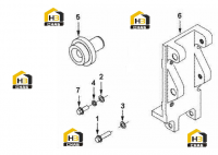 Крепление компрессора