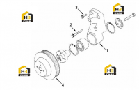 Шкив вентилятора