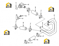 Патрубки доохладителя