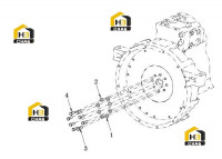 Болты корпуса маховика