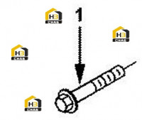Болт крепления стартера