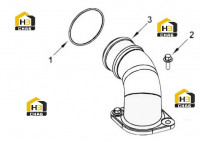 Соединение выпускной трубы