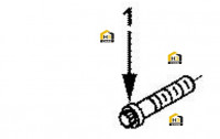 Болт крепления стартера