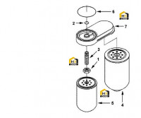 Фильтр топливный с комплектующими