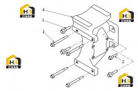 Крепление генератора