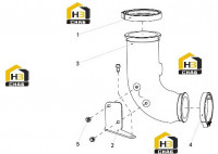 Патрубок выпускной