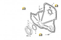 Крышка камеры передней передачи