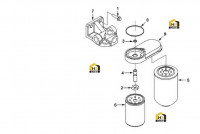 Фильтр топливный с комплектующими