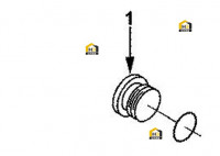 Пробка с кольцом в сборе