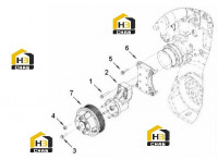 Шкив вентилятора