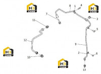 Труба охлаждения воздушного компрессора