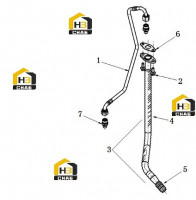 Труба возврата топлива