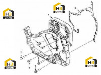 Корпус распределительных шестерен