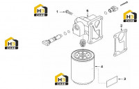 Установка фильтра охлаждающей жидкости