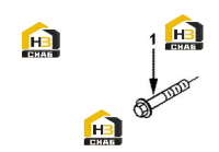 Болт крепления стартера