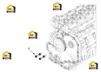 Крепление шкива вентилятора