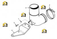 Соединитель выхлопной трубы