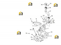 Насос водяной в сборе