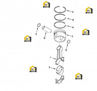 Поршень и шатун