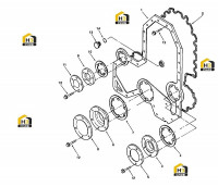 Крышка переднего редуктора