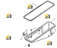 Прокладка поддона масляного