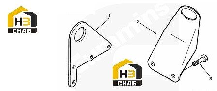 Кронштейн передний подъемный