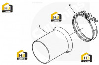 Соединение выпускное выхлопной трубы