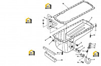Поддон масляный в сборе