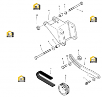 Крепеж генератора