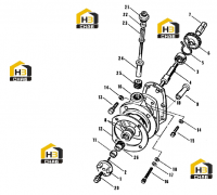 Передняя крышка топливного насоса