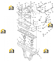 Соединение выпускное водяное