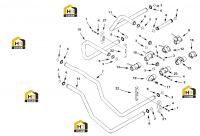 Трубопроводы добавочного охладителя