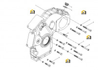Картер шестерен двигателя