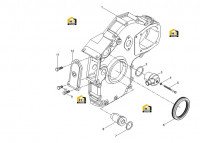 Комплектующие картера маховика