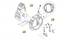 Корпус маховика в сборе