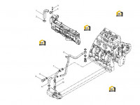 Группа труб охлаждающей жидкости масляного радиатора