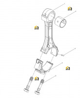 Шатун в сборе
