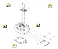 Головка блока цилиндров в сборе