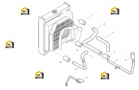Соединение воздушного и водяного радиатора
