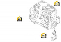 Форсунка охлаждения поршня двигателя